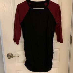 Pact Maternity Baseball tee